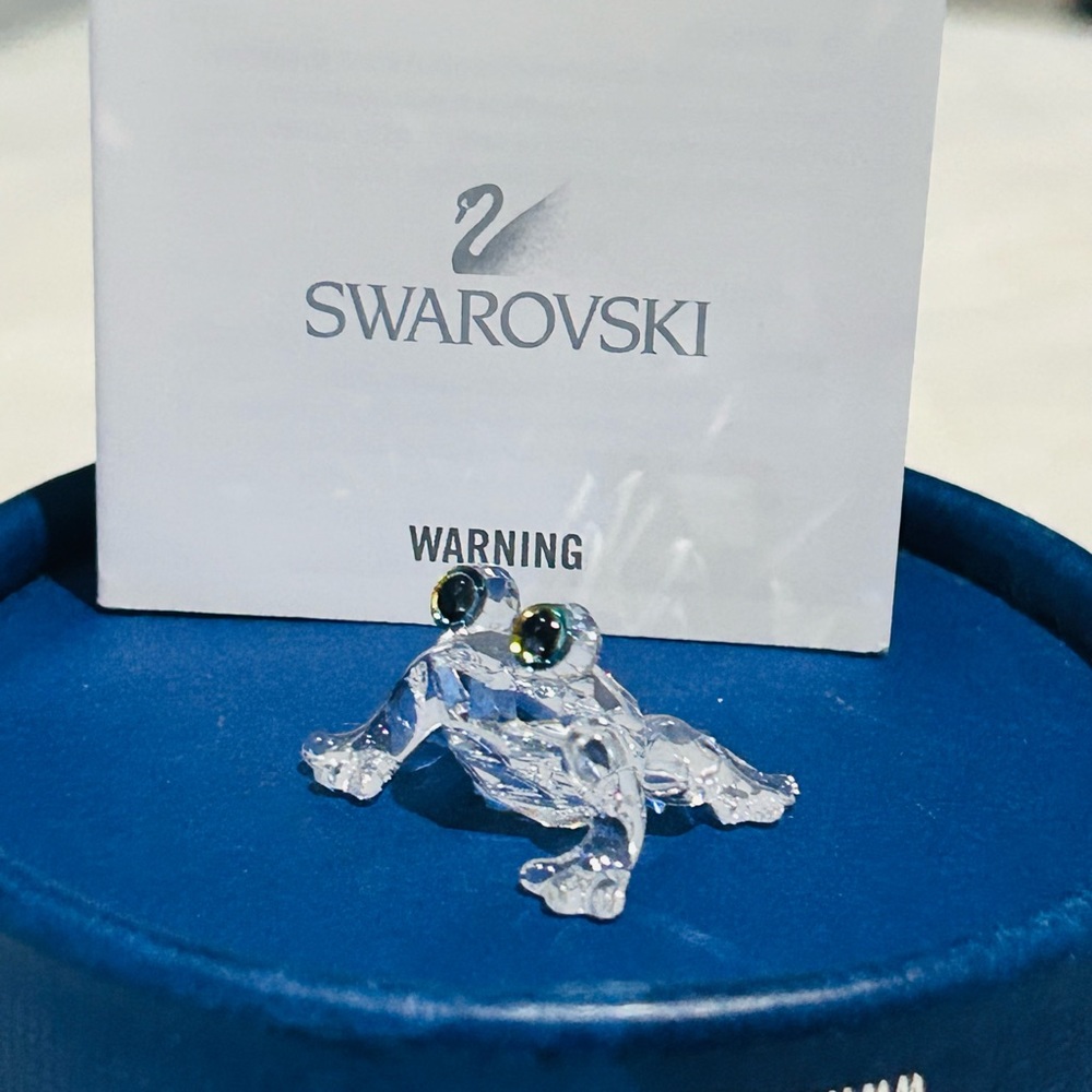 Swarovski Crystal Figurine 286313 Baby Frog